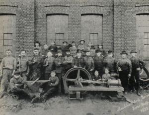Belegschaft der Firma Beien, 1893, Foto Stadtarchiv Herne