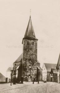 Die alte Johanneskirche auf dem Eickeler Markt, Foto Stadtarchiv Herne
