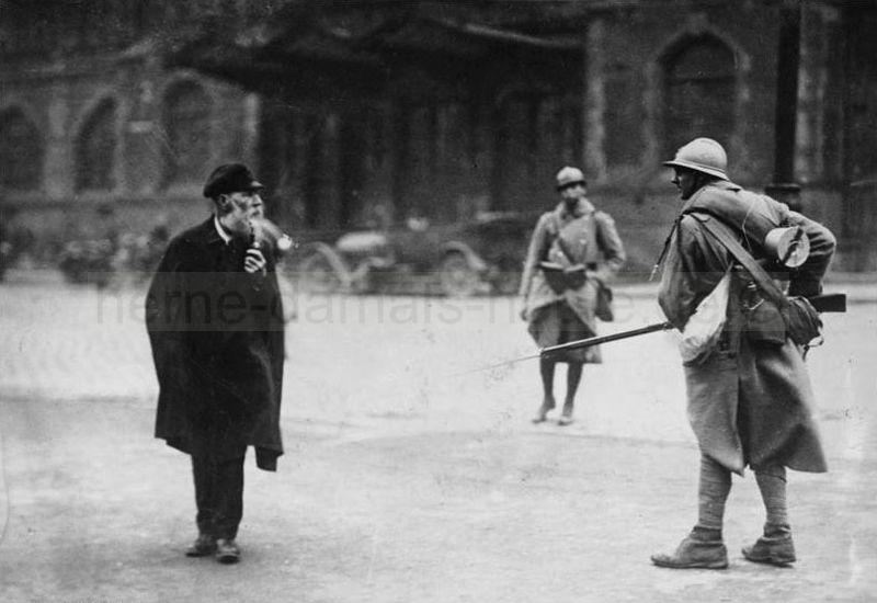 Konflikte zwischen Bevölkerung und Besatzern, 1923, Foto Norbert Kozicki