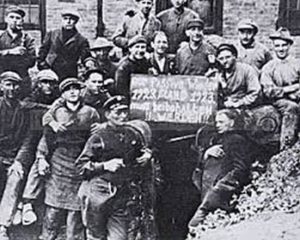 Proteste gegen die Besatzer, 1923, Repro Norbert Kozicki