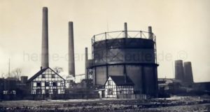 Hof Sengenhoff und Shamrock, Dorf trifft Industrie, Foto Stadtarchiv Herne