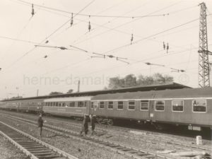 Zug mit MITROPA-Speisewagen, 23.09.1960, Foto Stadtarchiv Herne
