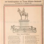 Fest-Ausgabe der Herner Zeitung zur Enthüllung des Kaiser-Wilhelm-Denkmals am 27.09.1903, Repro Stadtarchiv Herne