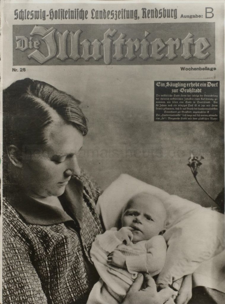 Wochenbeilage der Schleswig-Holsteinischen Landeszeitung, Juli 1933, Repro Stadtarchiv Herne