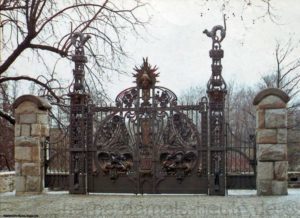 Das Flottmann-Tor im Hof des Schloss-Strünkede, Repro Stadtarchiv Herne