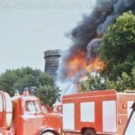 Der Großbrand am 5. und 6. August 1984 bei den Chemischen Werken Hüls an der Shamrockstraße. Sammlung Stefan Kuhn