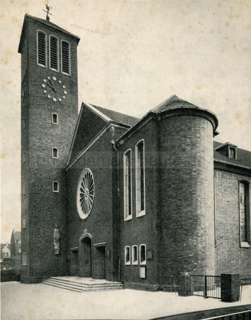 Die St. Elisabeth-Kirche nach Fertigstellung, Repro Gerd Biedermann