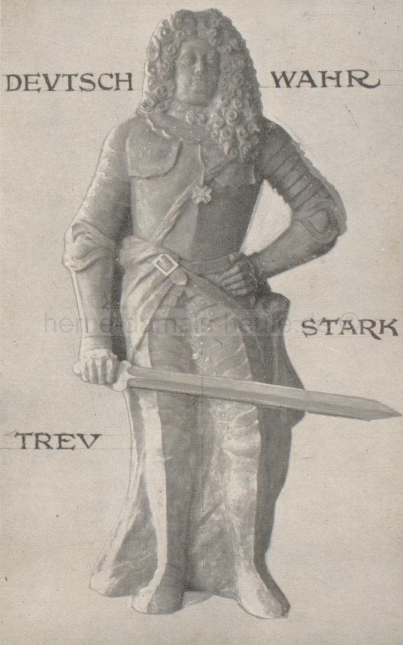 Postkarte vom Eisernen Ritter Konrad von Strünkede, 1915, Repro Stadtarchiv Herne