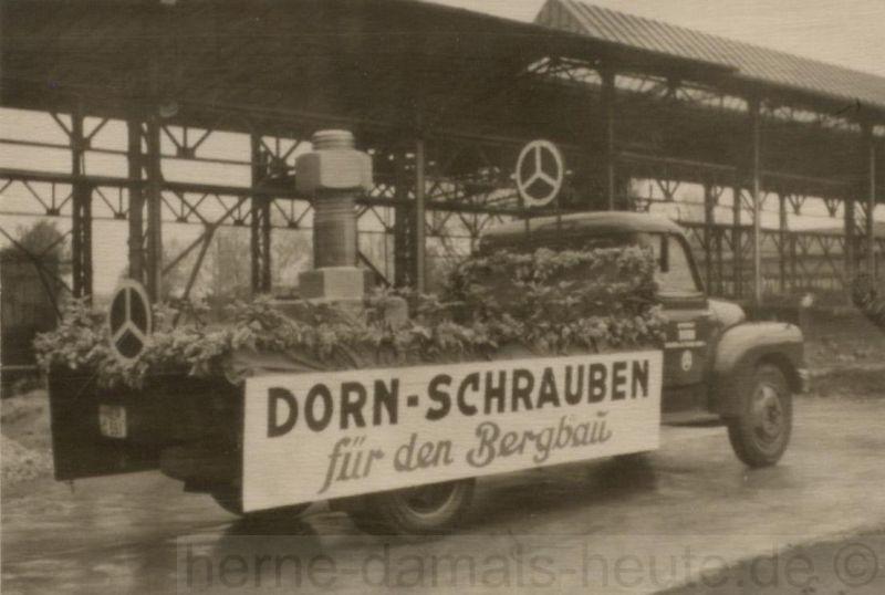 Werbung für das Schraubenwerk Dorn, um 1960, Repro Stadtarchiv Herne
