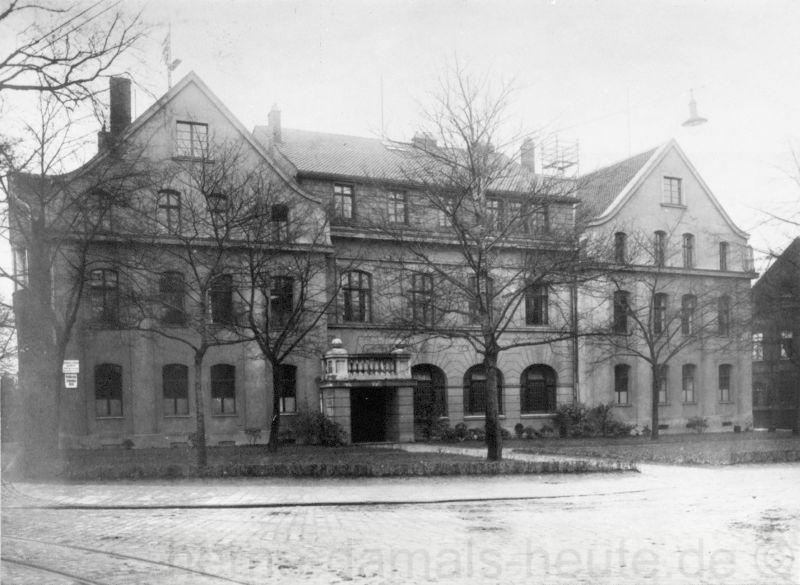 Das Verwaltungsgebäude vor dem Zweiten Weltkrieg, Repro Stadtarchiv Herne