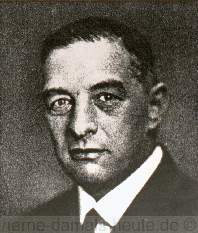 Ewald Hecker, Repräsentant der Gewerkschaft Friedrich der Große, Repro Stadtarchiv Herne
