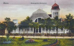 Kaisergartensaal, Postkarte, um 1912, Repro Stadtarchiv Herne