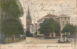 Postkarte mit Amtshaus Eickel, gelaufen 1906, Repro Stadtarchiv Herne