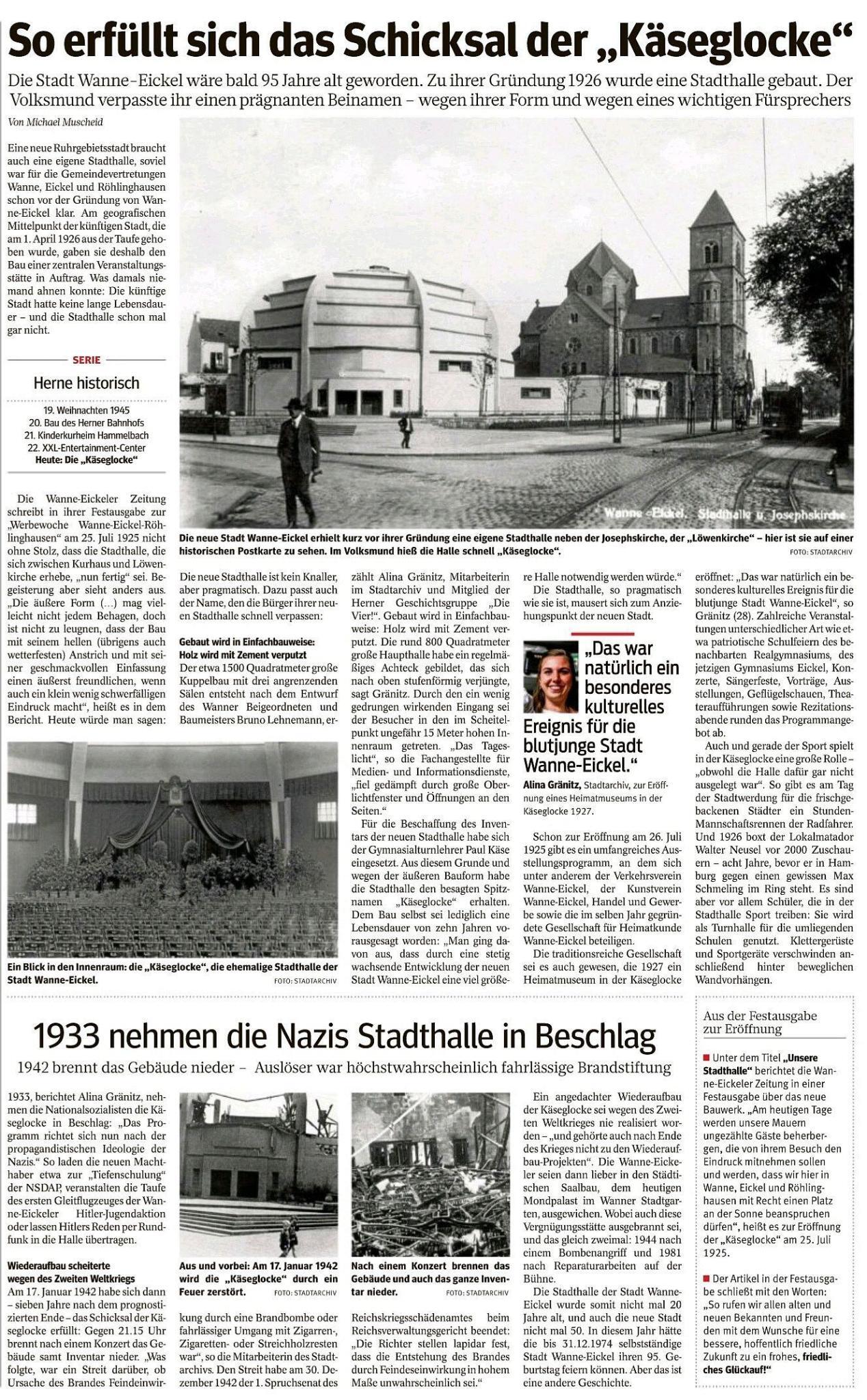 Geschichtsgruppe "Die Vier!" - Herne von damals bis heute